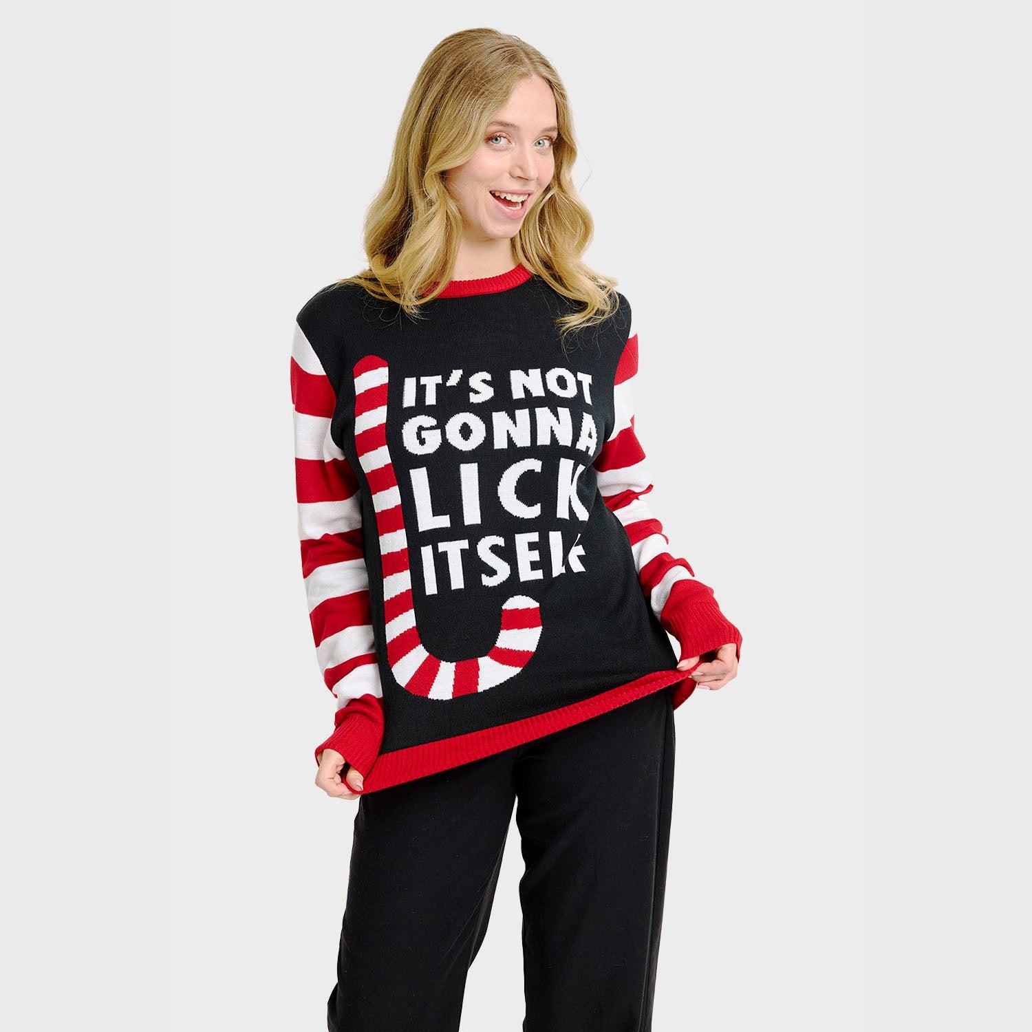 Candy Cane julegenser – Dame